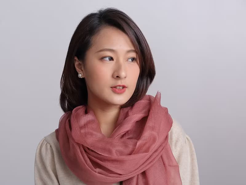 豆沙色_戒指羊絨圍巾_Shahmina仙女披肩 _好人緣出國禮物生日禮物