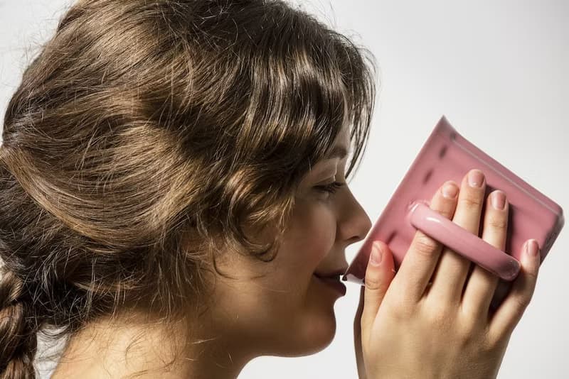 湯麵杯附蓋500ml 粉