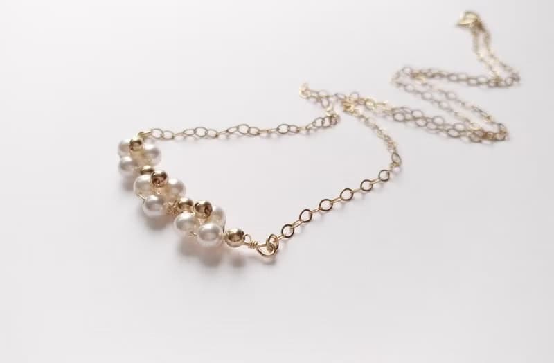 【禮物】綻放的Swarovski 珍珠項鍊