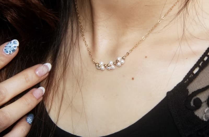 【禮物】綻放的Swarovski 珍珠項鍊