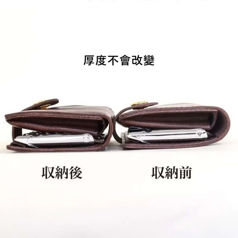 姬路 馬皮 捕幣器錢包 日本手工製 深綠色