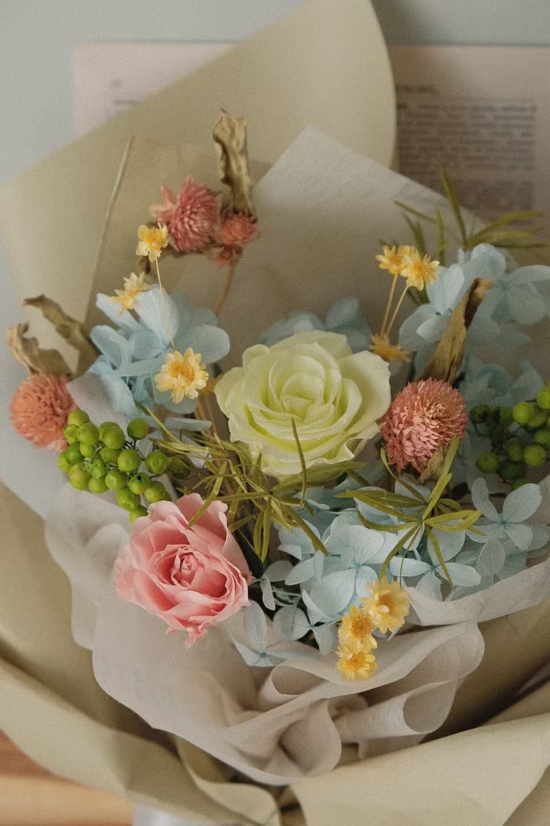 現貨免等 / 永生花束 永生花 不凋花 索拉花 乾燥花 儀式感 驚喜