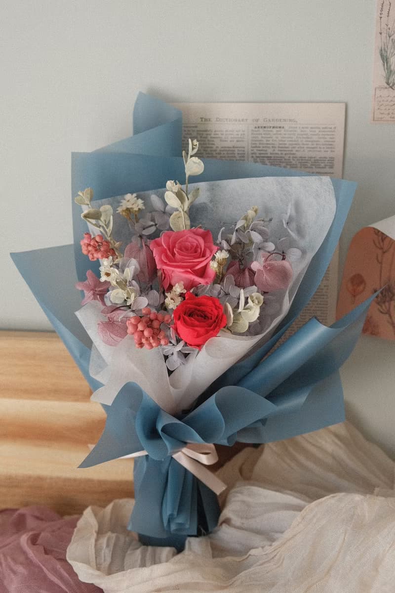 現貨免等 / 永生花束 永生花 不凋花 索拉花 乾燥花 儀式感 驚喜