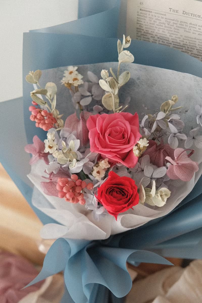 現貨免等 / 永生花束 永生花 不凋花 索拉花 乾燥花 儀式感 驚喜