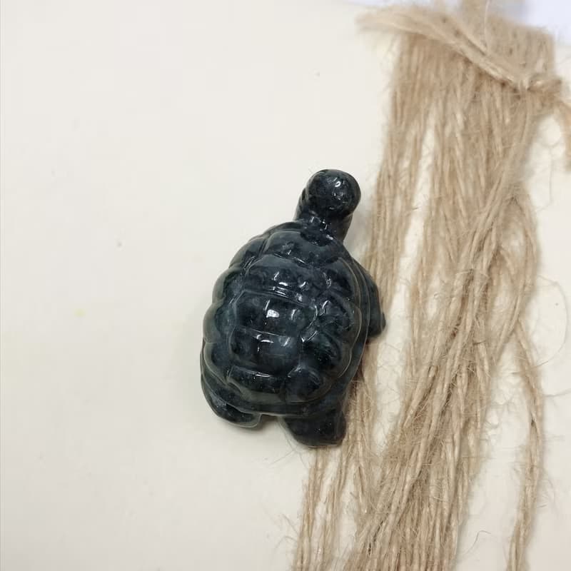 【吉祥‧長壽】烏雞翡翠烏龜 | 天然緬甸玉A貨翡翠 |  送禮