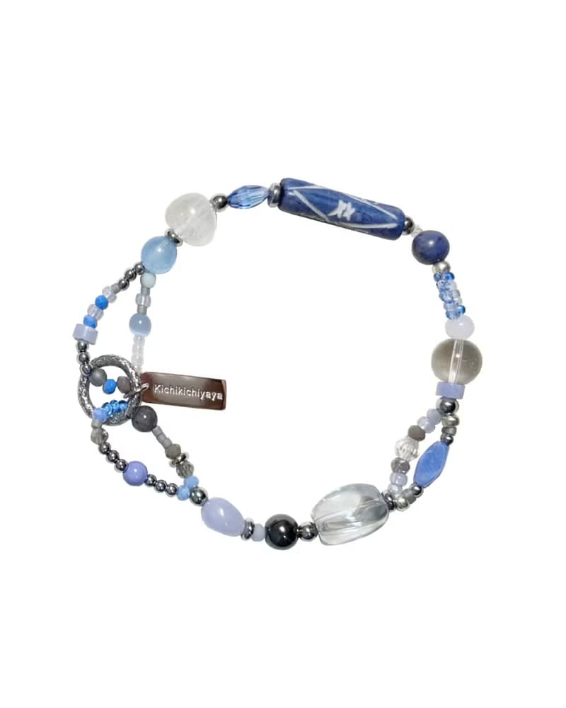 Baby Blue Gemstone Bracelet 049