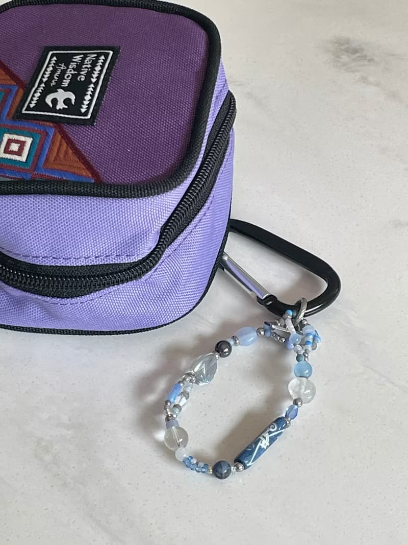 Baby Blue Gemstone Bracelet 049