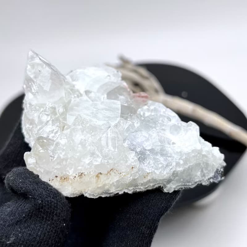 瀲心。原礦 擺件 淨化 能量 療癒 l 鑽石魚眼石 粉紅沸石 l