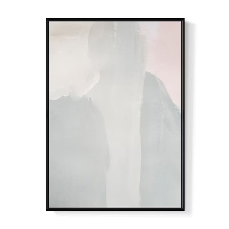 迷濛II - 土灰色抽象掛畫/簡約風佈置/居家佈置/臥室掛畫/裝飾畫