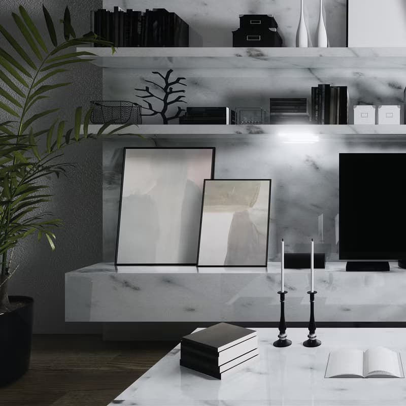 迷濛II - 土灰色抽象掛畫/簡約風佈置/居家佈置/臥室掛畫/裝飾畫