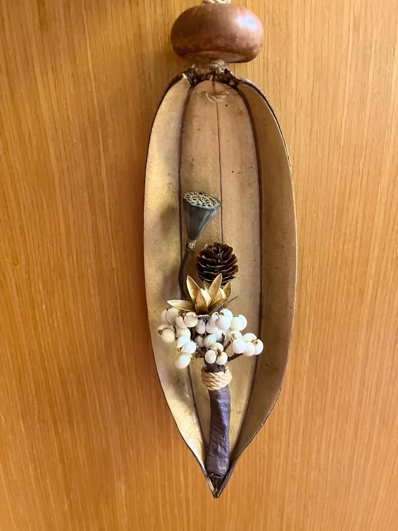 植物掛飾-火焰木/香椿/蓮蓬/乾燥果實