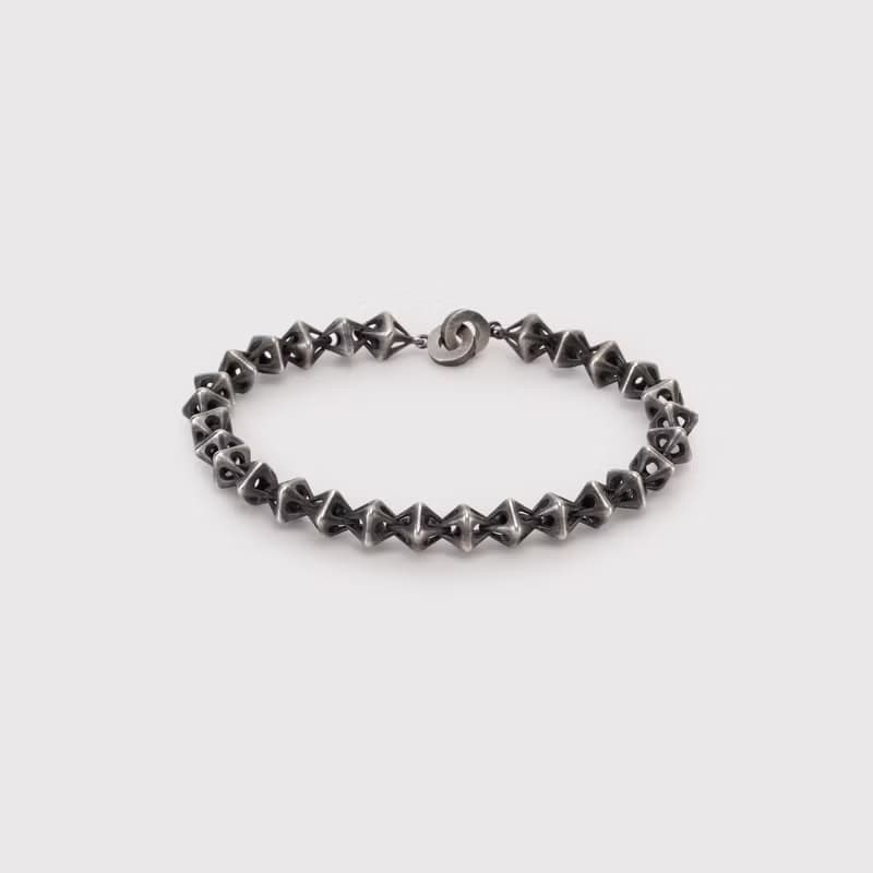 Handmade 925k Sterling Silver Bracelet Oxidized, Durable and Convenient for Wear