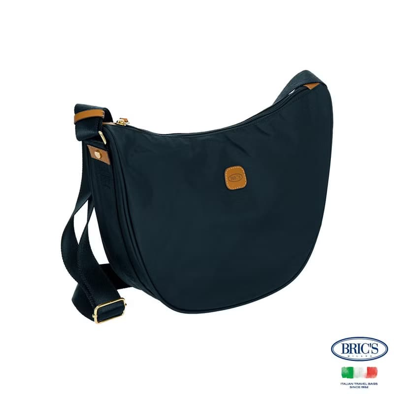 【BRIC' S】X-Bag 半月側背包-深海藍