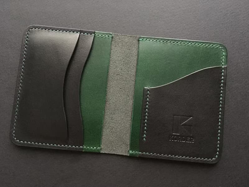 Minimalist Leather Wallet, Card Wallet, Billfold, Slim & Simple Leather Wallet