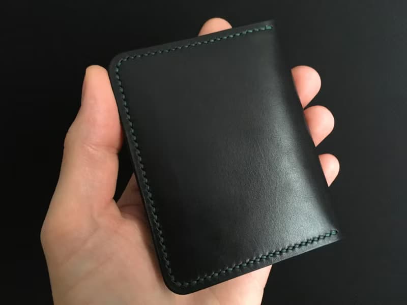 Minimalist Leather Wallet, Card Wallet, Billfold, Slim & Simple Leather Wallet