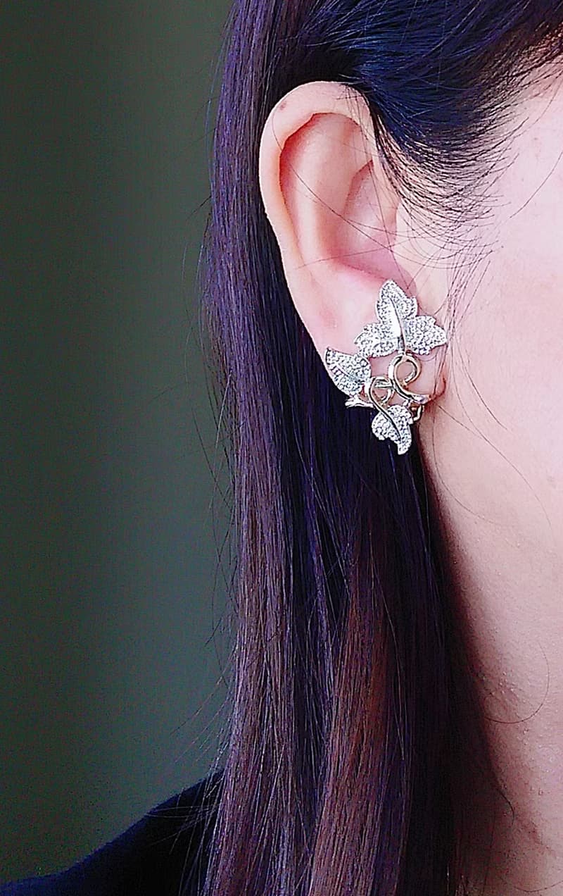 Vintage Jewelry SARAH COV Plain and Fancy 夾式耳環