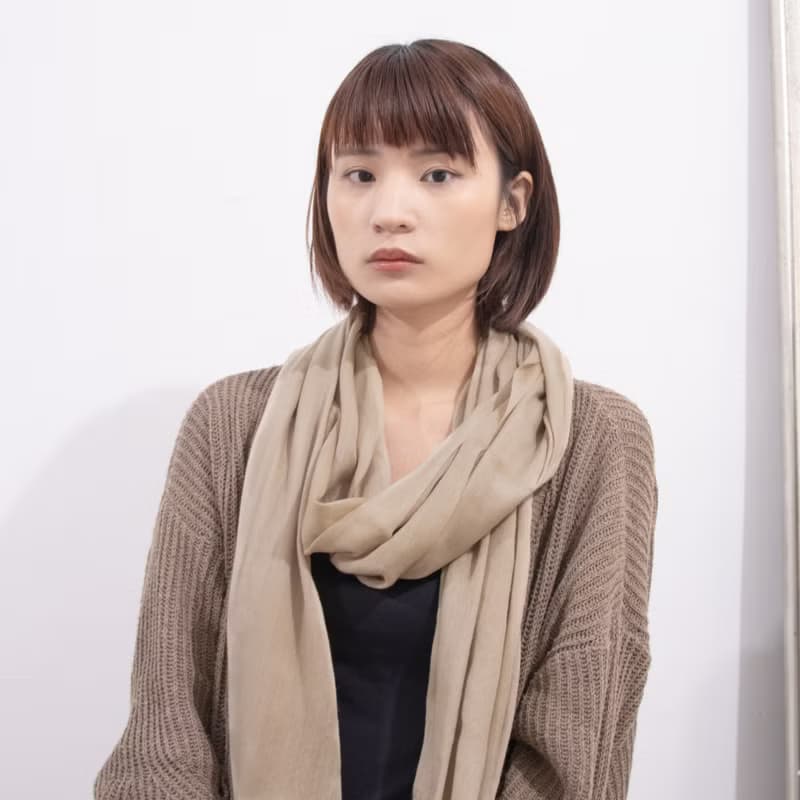 【保暖道具】喀什米爾 Cashmere 羊毛圍巾 - 卡其