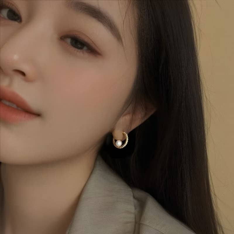 月漾珍珠耳環 | 純銀 | 免運 | Belinda輕珠寶