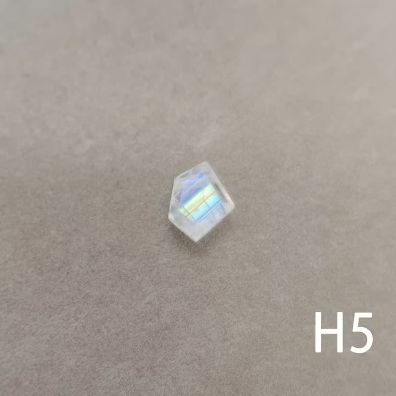 【微瑕品清貨】一圖一物 不規則藍光月光石純銀項鍊 月亮石