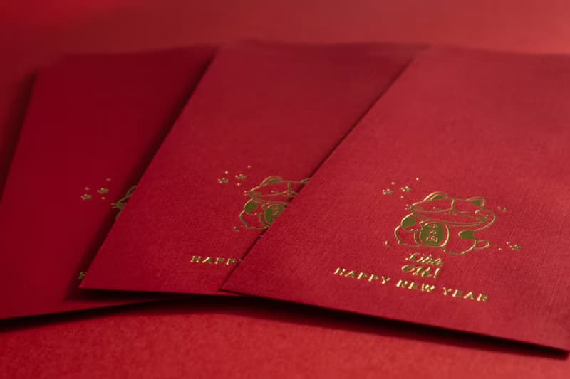 限量招財貓 燙金紅包袋(三入)