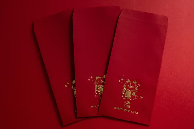 限量招財貓 燙金紅包袋(三入)