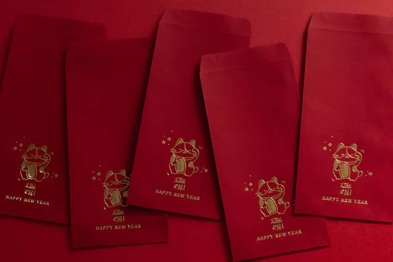 限量招財貓 燙金紅包袋(三入)