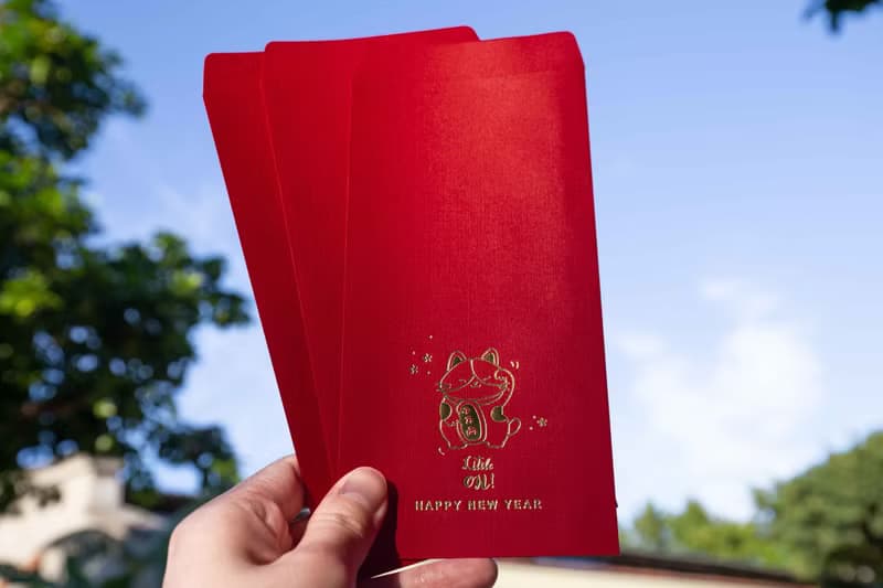 限量招財貓 燙金紅包袋(三入)