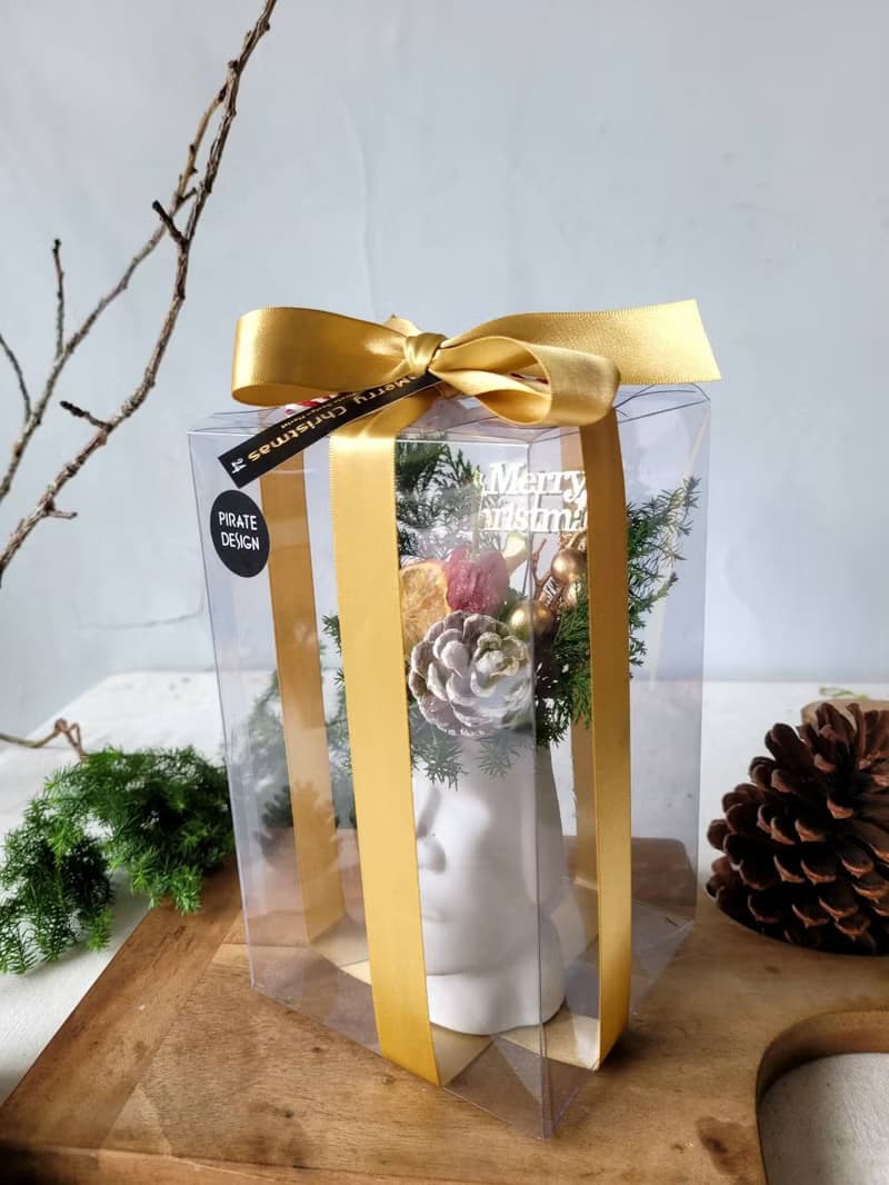 摩艾乾燥盆花  手作材料包+教學影片