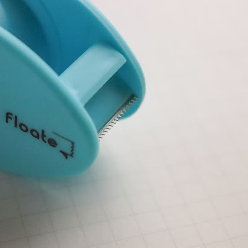 【Floate】隨身紙膠帶切割器 / 天空藍