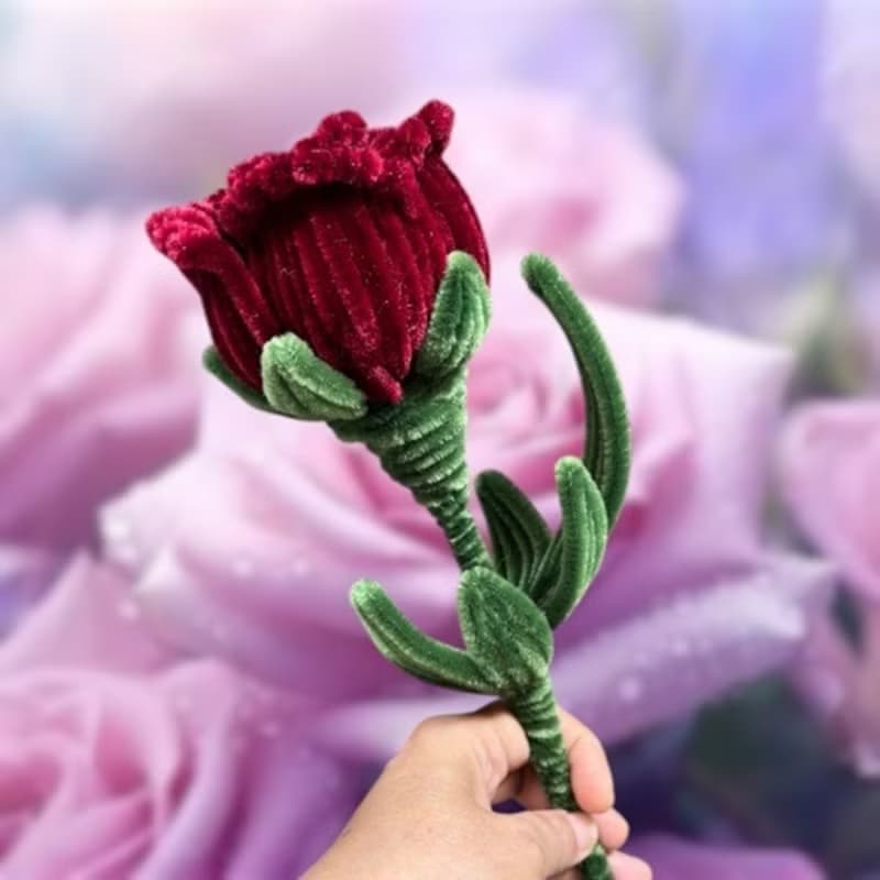 中型玫瑰花束單支, 畢業禮, 生日禮,情人節花束