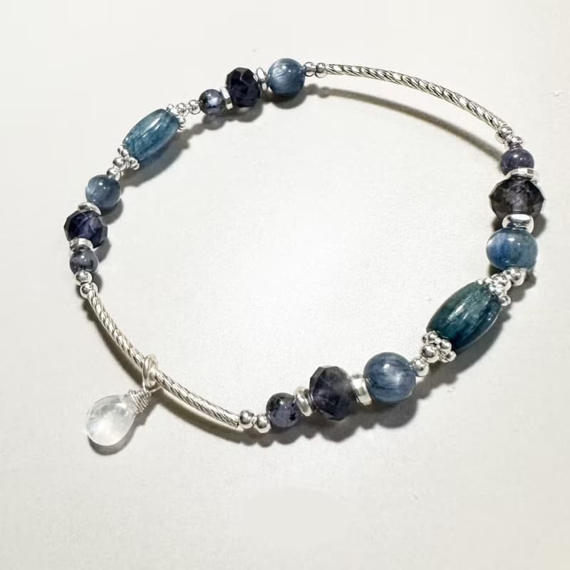 多層次風格-深潛藍海-純銀系手鍊