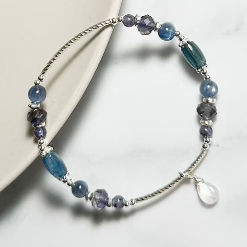 多層次風格-深潛藍海-純銀系手鍊