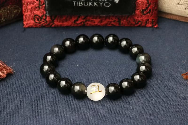 原礦無染色黑曜石手珠 10mm 生肖珠 牛轉乾坤手鍊 生肖手鍊 佛珠