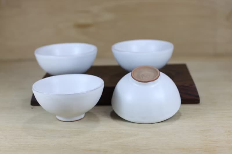 【送禮好物】60ml 乳白 無光釉 圓滿茶杯 鶯歌名家葉敏祥作品
