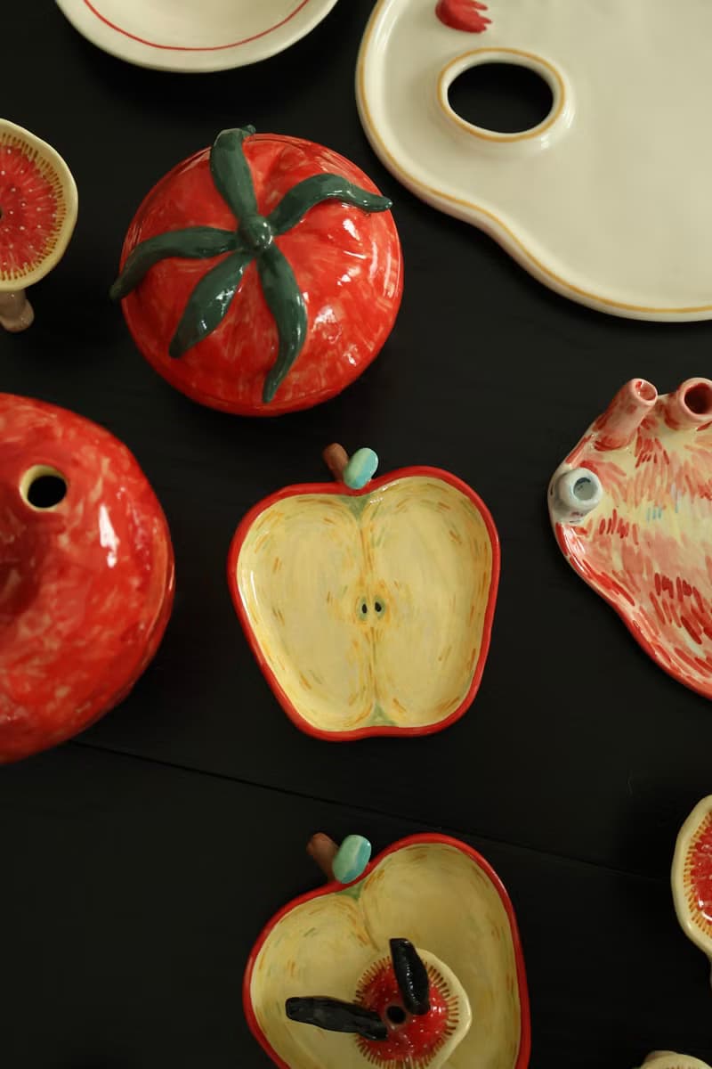 Apple Tea Bag Plate