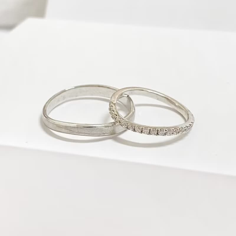 嫣然的愛_對戒 | 14K、9K、925純銀