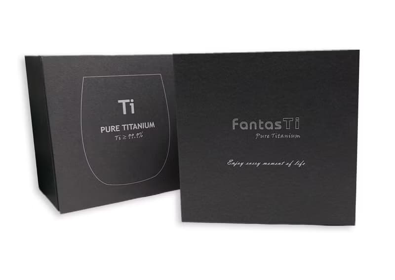 FantasTi  鈦愛生活系列-純鈦雙層保溫保冷鈦杯-幻金結晶 220ml