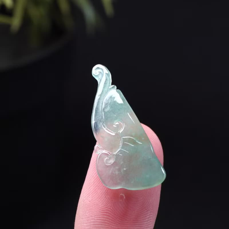 玻璃種晴水翡翠如意 | 裸石 | 天然緬甸玉翡翠A貨 | 送禮