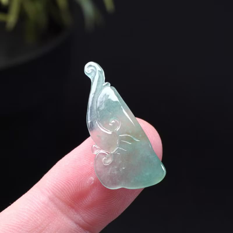 玻璃種晴水翡翠如意 | 裸石 | 天然緬甸玉翡翠A貨 | 送禮