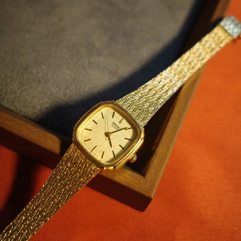 母親節禮物 Seiko Kombo Gold tone watch