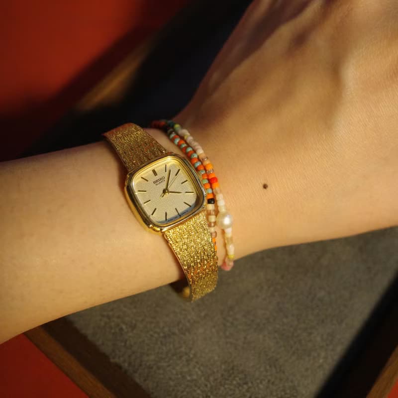 母親節禮物 Seiko Kombo Gold tone watch