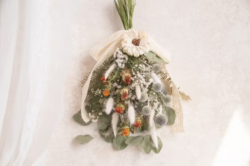 Zakka 日雜生活倒掛花束 療癒乾燥花