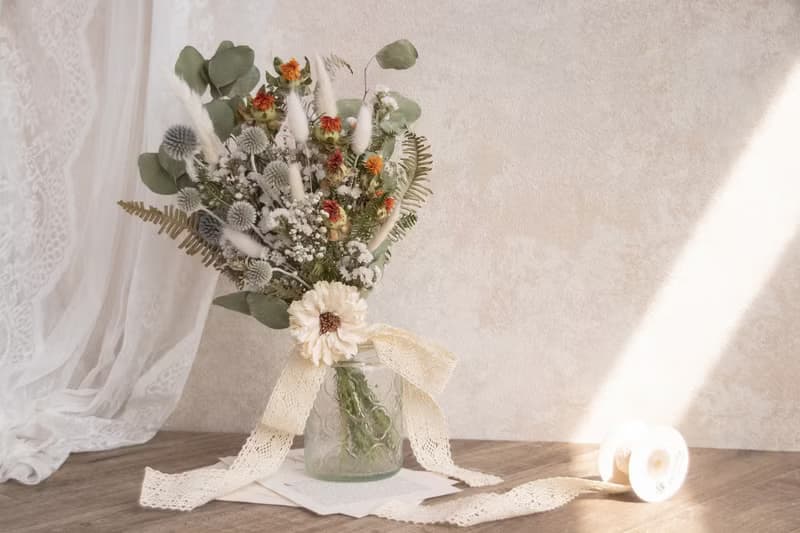 Zakka 日雜生活倒掛花束 療癒乾燥花