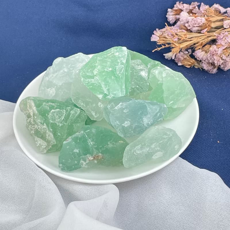 【MU工坊】淺綠螢石擴香石/水晶擴香燈/碎石/室內香薰/淨化小夜燈