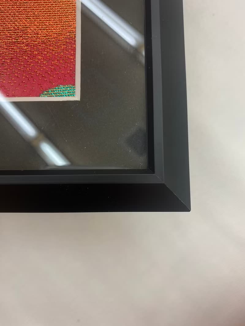 色打掛からつくるアートパネル　vintage kimono  刺繍着物 和モダン 和風インテリア プレゼント 花柄 結婚祝 新築祝  縁起物 額装インテリア　６