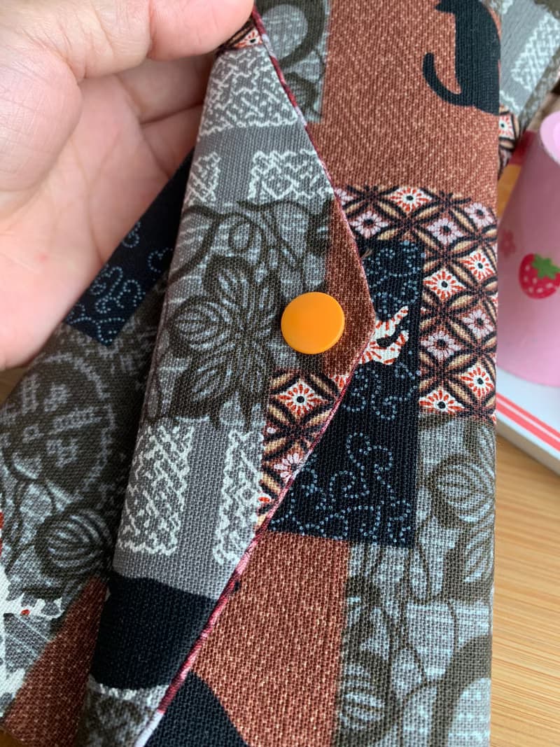 文青風環保筷袋  和風貓咪  手作餐具袋.交換禮物.