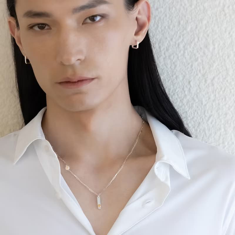 TIME SCREW COGWHEEL NECKLACE