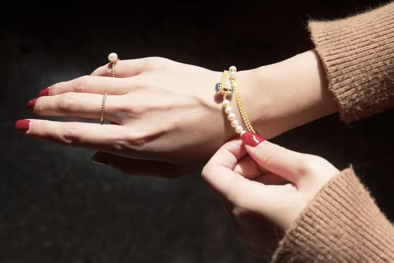 【兩用首飾最佳禮物】天然珍珠金色磁吸短鍊/手鍊/項鍊(一秒穿戴)