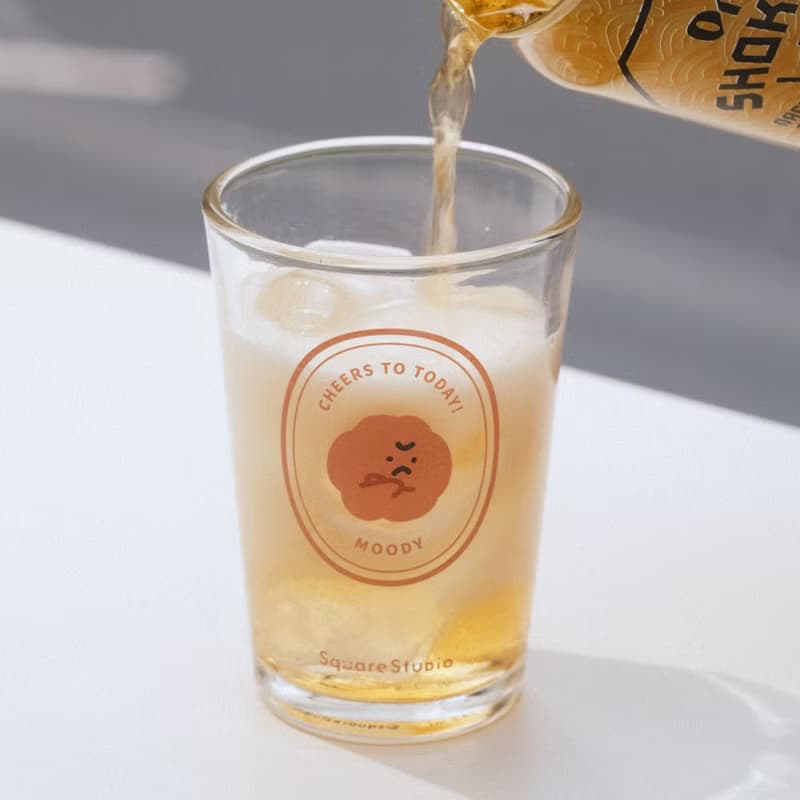 喜怒哀樂 小乾杯 啤酒杯 酒杯 玻璃杯 水杯 143ml