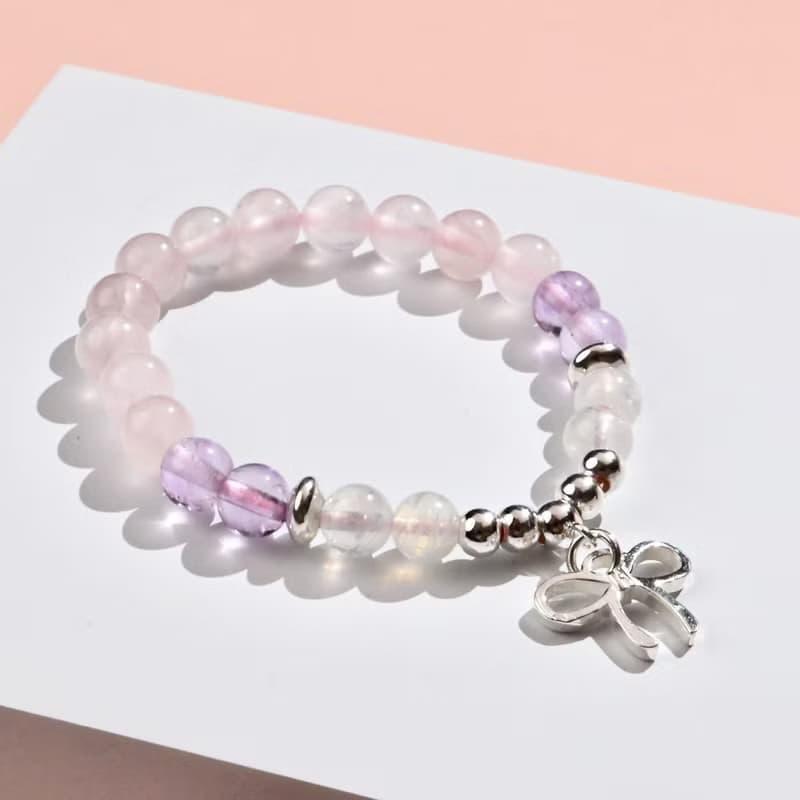 粉嫩甜心-兒童手鍊/手工串珠 (親子款)